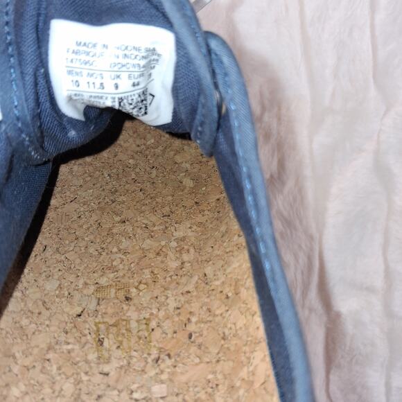 Converse Jack Purcell Men's 10 Blue Low Top Sneakers Classic Cork Insole Shoes - Picture 8 of 15